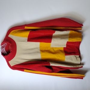 Raw Blue Men's Faux Suede Sweater Size XL